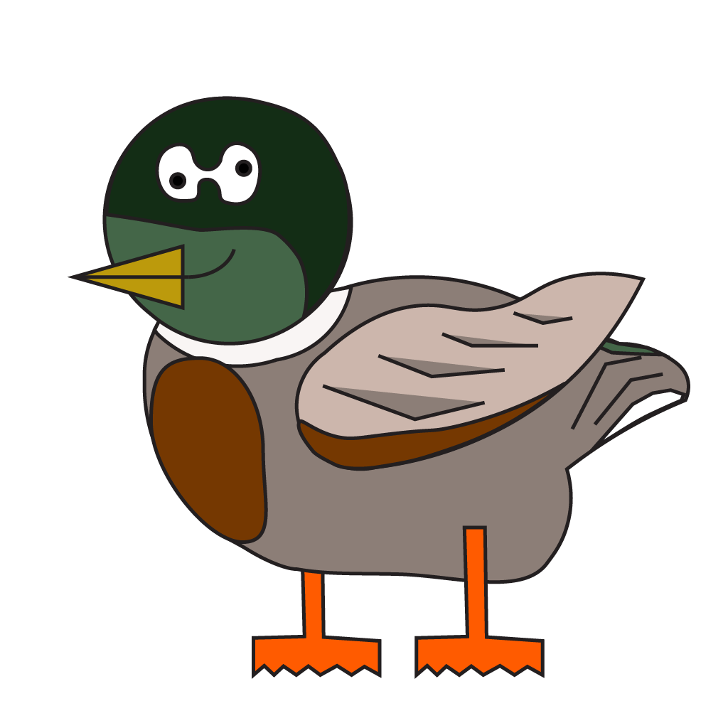 Duckiepoos mascot